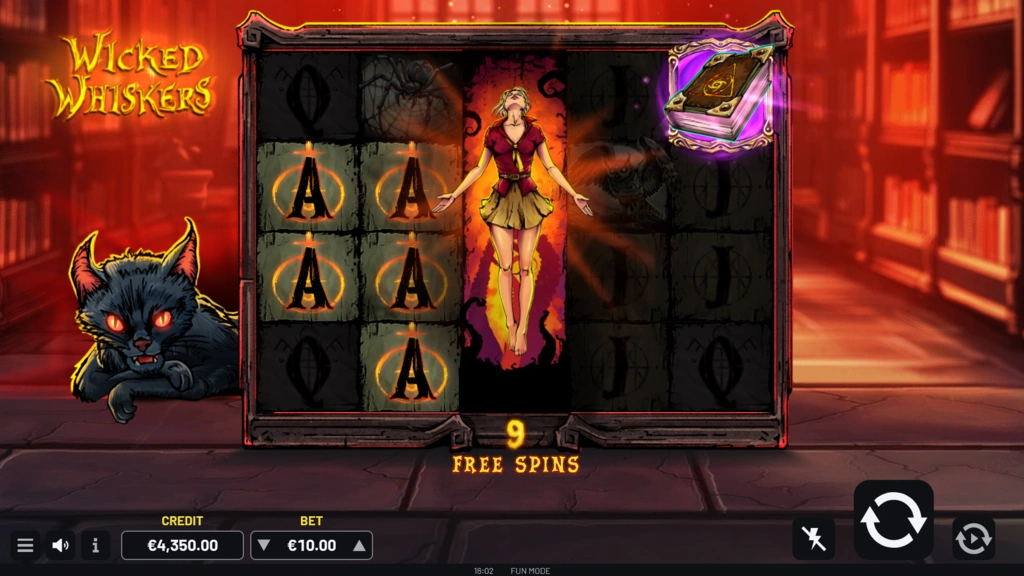 Wicked Whiskers - Expanding Wild in Free Spins